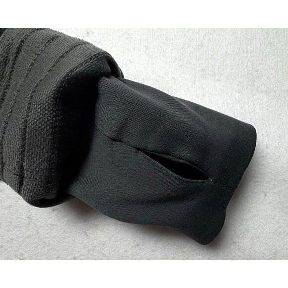 COLUMBIA Women Hooded Diamond Print Coat Softshell Asym Zipper Sz M Gray 18-15 - Picture 9 of 14